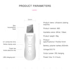 Electric Ultrasonic Skin Scrubber Face Spatula