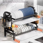 Multi-functional 2-Tier Dish Rack
