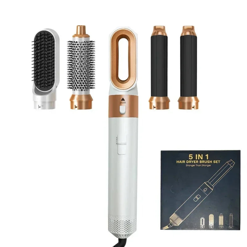 5-in-1 Hair Dryer Hot Comb