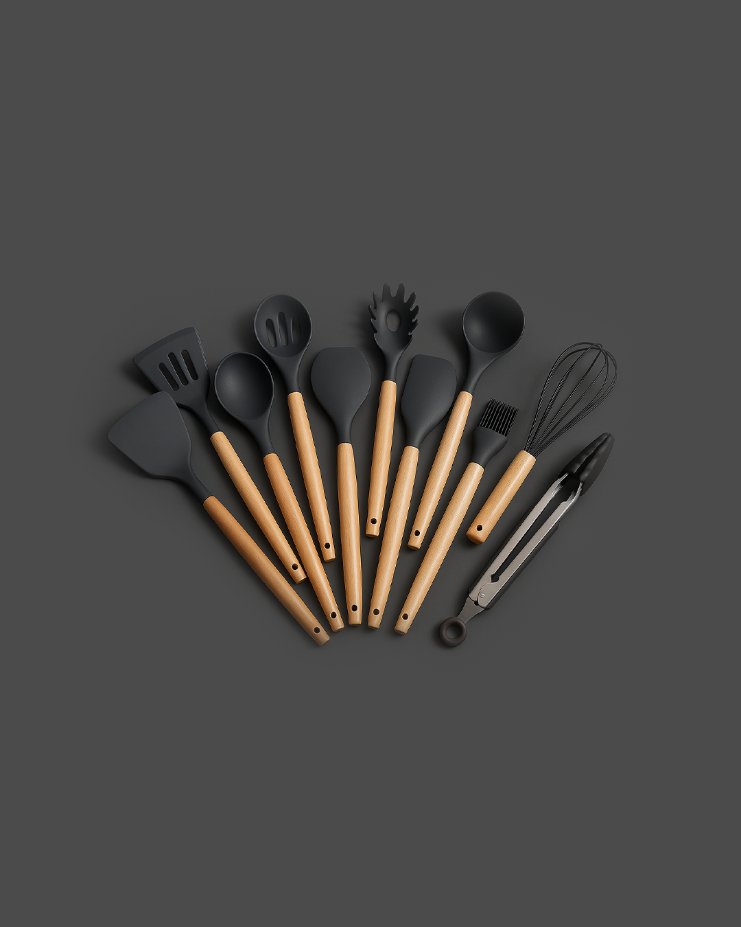 Silicone Spoon Kit for Kitchen