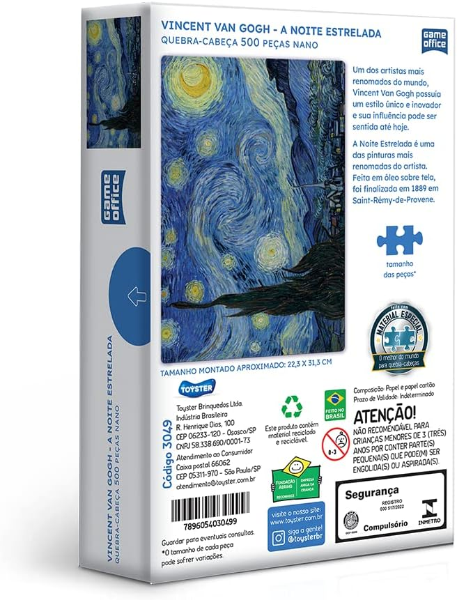 Jigsaw Puzzle: Vincent Van Gogh