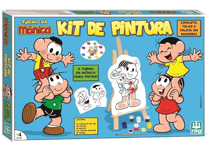 Monica's Gang Children's Painting Kit with Easel